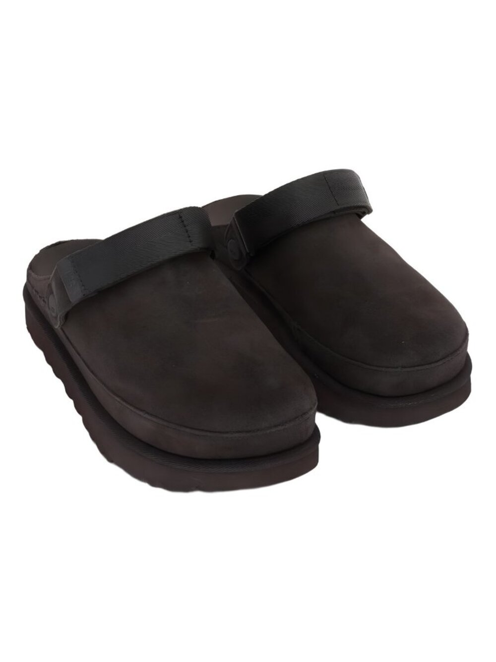 Ugg Goldenstar Suede Backstrap Clogs Dusted Coco Brown Size 8.5